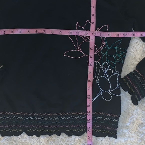 Vintage The North Face Flower Hoodie Womens S/P - Picture 5 of 5